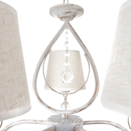 Virzhini chandelier 5x40W E14 white+gold 56x56x80 cm Bayerlux-6