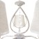 Virzhini chandelier 5x40W E14 white+gold 56x56x80 cm Bayerlux