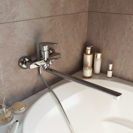 IDDIS zodiac zodisbl2i10wa bath mixer, one -leaf, without watering can and hose, chrome-1