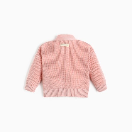Cardigan Knitted baby I, r.68-74, pink-5