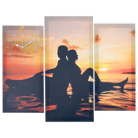 Wall, modular, series: people, "a couple in love in shallow water", 60x80 cm-1