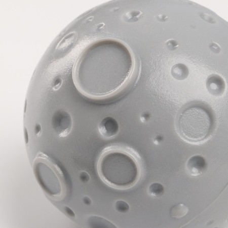 Toy for the treats "Moon", 7 cm, gray-3
