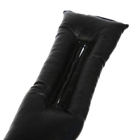 Insert between seats, artificial leather, black-2