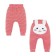 Pants crumb I am "bunny", height 62-68 cm, red