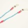 A chain for glasses, a lace on the neck is 75 cm, white with blue