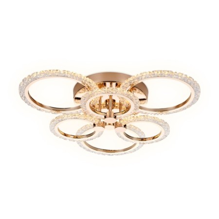 LED ceiling LED with Ambrella Light, Original, Fa418, 6xLED, 90 W, 6750LUM, 3000-6400K, Gold Color.-2