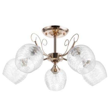 Chandelier XA1263/5 FGD gold 5x60W E27 58x58x28cm