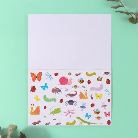 Stickers in the book "Okay-ka" + 3 background 20.7x14.2 cm-9