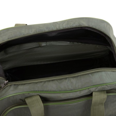Road bag on wheels, lightning department with an increase, external pocket, khaki color-5