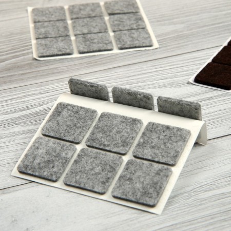 Furniture tundra, 25 x 25 mm, square, gray, 18 pcs.-6