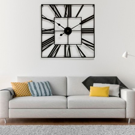 Wall clock, series: loft, D-58 cm, 1 aa-1