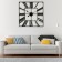 Wall clock, series: loft, D-58 cm, 1 aa