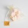 Gift organza bag, milk "with love", with a nameplate, 10 x 12 cm +/- 1.5 cm