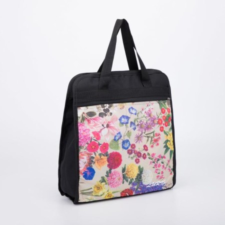 Lightning bag, external pocket, black color