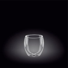 A glass with double walls Wilmax England, 100 ml