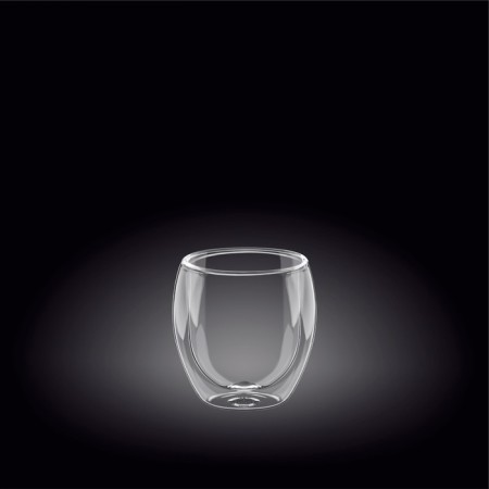 A glass with double walls Wilmax England, 100 ml
