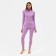 Women's thermal underwear (longshit, leggings) minku color purple, size 54