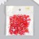 Decor for creativity plastic "Half of beads. Red gamma" 20 g 0.8x0.8 cm
