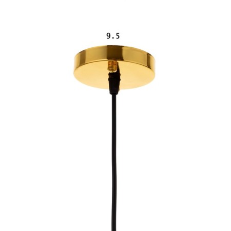 Lamp Bayerlux "Wortex" 1x40W E27 gold 27x27x120 cm.-6