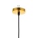 Lamp Bayerlux "Wortex" 1x40W E27 gold 27x27x120 cm.