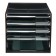 File-cabinet 4-sectoral Istanm, black case, black trays