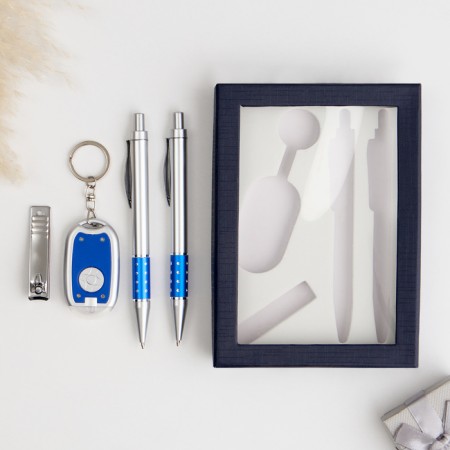 Gift set 4V1 (2 handles, nippers, blue flashlight)-1