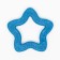 Chewing toy Superproof "Star", 8 cm, blue