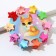 A set of hair crab "Foxes", 10 pcs., 1.2 x1.2 x 1 cm