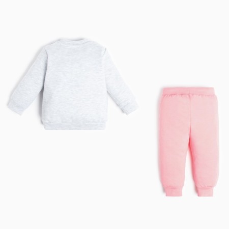 Set: jumper and pants crumb I "Princess", height 86-92 cm, gray/pink color-3