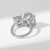 Ring "Jewelry" Ovala, white color in silver, dimensionless