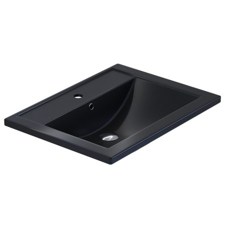 Sink uperwood Foster Quartz, quartz, 60 cm, black matte, coal-3