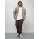 Male spring jacket, size 48, beige color