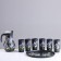Set for juice with tray "Iris" Art painting, 6 glasses 1250/200 ml