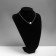 Bust for jewelry, 23 × 15 × 34 cm, h = 34 cm, black color