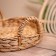 Wicker basket 30x30x13 cm