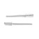 Rolls of the tundra krep, exhaust, aluminum-old, 3.2x8 mm, unpainted, 1000 pcs