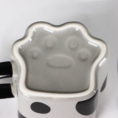 Ceramic Tiger Coramic mug, 350 ml, gray color-6