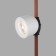 DK5540-WH+BK Belty Spot Light with D100mm H107MM 48V 12W 38 ° 4000K IP20 white with black