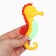 Silicone Breaks "Sea Horse", yellow color, crush me