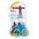 Chancellery scissors 13.5 cm, plastic handles, rounded ends, blister, hull mix