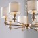 Freya Fr5015PL-08G Tiana, 720x720x1440 mm, E14, 8x40W, gold gold