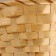 Wicker basket, d13x9xh330cm, natural, bamboo