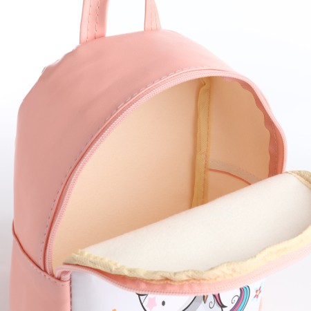 Baby backpack on lightning, pink color-6