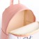 Baby backpack on lightning, pink color