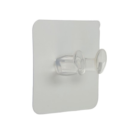 Holder with an adhesive surface of the tundra, 60x60 mm, for a fork, transparent-32
