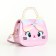 Baby bag on the valve, pink color