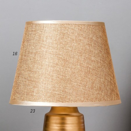 Table lamp "Florinda" 1x40W E14 Gold-light wood 22x22x37 cm Risalux-3