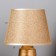 Table lamp "Florinda" 1x40W E14 Gold-light wood 22x22x37 cm Risalux