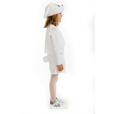 Carnival costume "White Bunny", height 122 cm-2