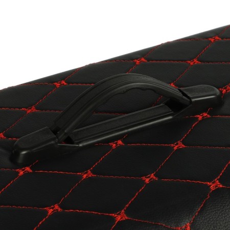 Organizer COFR in trunk, 39 x 30 x 31 cm, eco-leather, black-red-5